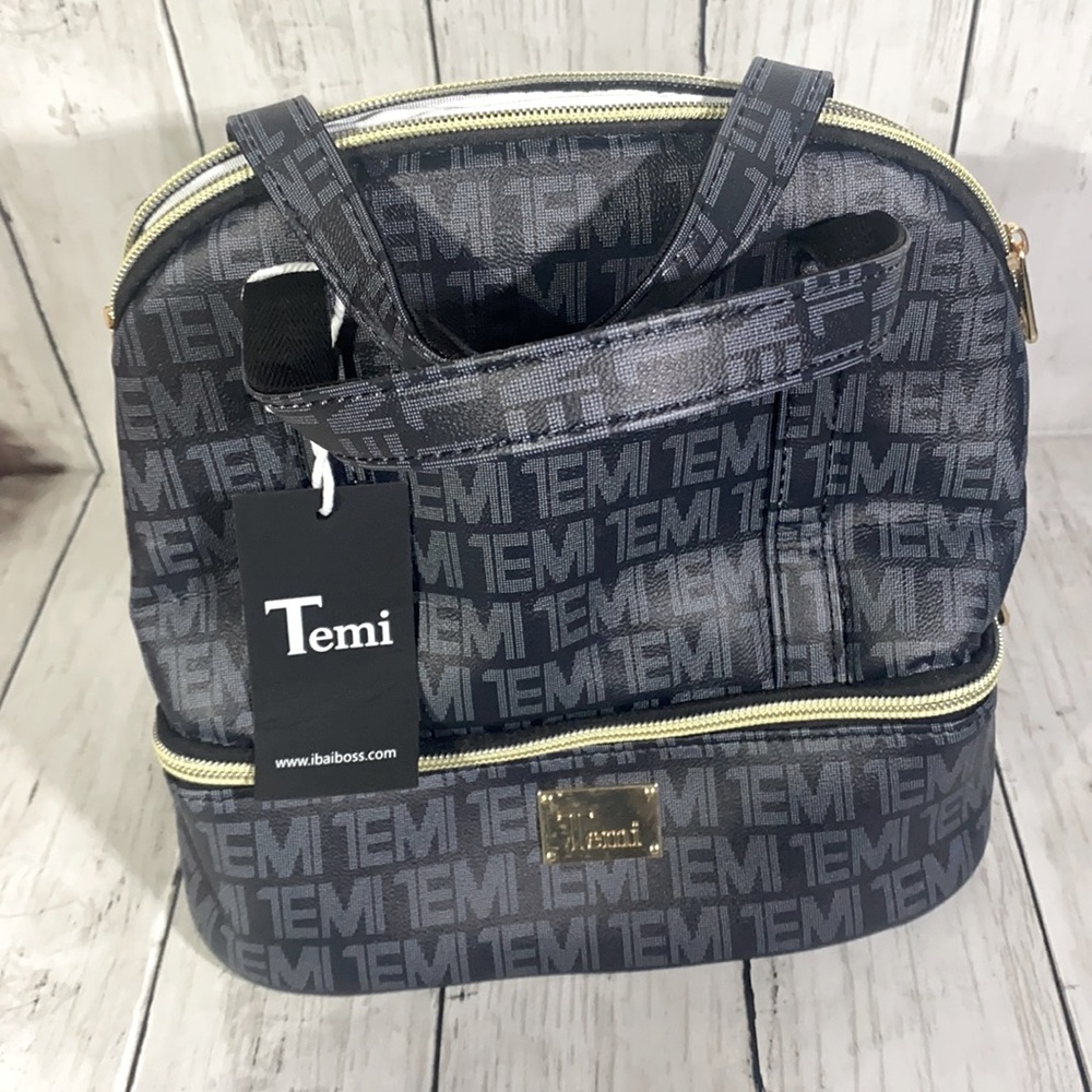 Black lunch bag